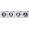 Image 1 : Lot of (4) 1963 Proof Franklin Half Dollar Coins