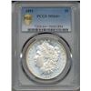 Image 1 : 1891 $1 Morgan Silver Dollar Coin PCGS MS64+