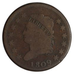 1809 Classic Head Liberty Large Cent