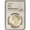 Image 1 : 1884-O $1 Morgan Silver Dollar Coin NGC MS64
