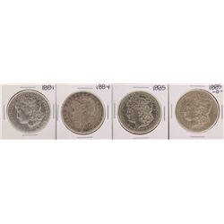 Lot of 1881, 1884, 1885, 1885-O $1 Morgan Silver Dollar Coins