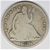 Image 1 : 1870-S SEATED HALF DOLLAR