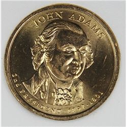 2007 JOHN ADAMS MINT ERROR DOLLAR