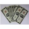 Image 1 : 11 PCS 1953 C $2.00 NOTES