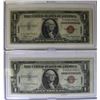 Image 1 : TWO HAWAII 1935 A $1.00 SILVER CERTIFICATES