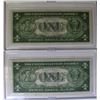 Image 2 : TWO HAWAII 1935 A $1.00 SILVER CERTIFICATES