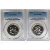 Image 1 : TWO FRANKLIN HALF DOLLARS