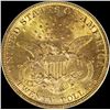 Image 2 : 1899 $20 GOLD LIBERTY