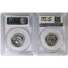 Image 2 : TWO PROOF PCGS WASHINGTON QUARTERS: