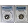 Image 1 : TWO PROOF PCGS WASHINGTON QUARTERS:
