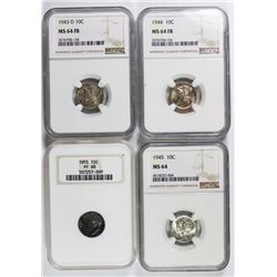 NGC DIME LOT:
