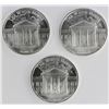 Image 2 : 3 PCS DONALD TRUMP SILVER ROUNDS