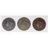 Image 1 : THREE LARGE CENTS: