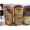 Image 2 : LOT OF 8 TOBACCO TINS (IN GREAT CONDITION)