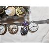 Image 2 : LOT OF ASSORTED WATCHES, POCKET WATCHES AND PARTS (AS IS)