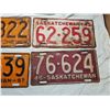 Image 3 : LOT OF 4 LICENSE PLATES (SASK) *1940'S*