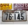 Image 4 : LOT OF ASSORTED LICENSE PLATES (BC, ALTA, SASK)