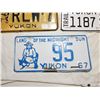 Image 2 : LOT OF 3 YUKON LICENSE PLATES