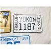 Image 3 : LOT OF 3 YUKON LICENSE PLATES