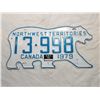Image 1 : LICENSE PLATE (N.W.T.) *1979*
