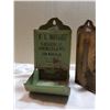 Image 2 : LOT OF 2 ADVERTISING MATCHBOX HOLDERS (GLEN MARY & CRYSTAL SPRINGS)