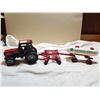 Image 1 : DIE CAST TRACTOR WITH 2 ATTACHMENTS