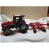 Image 2 : DIE CAST TRACTOR WITH 2 ATTACHMENTS