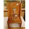 Image 1 : CROWN SHAPED DECANTER AND HAND MADE PLANT/DOLL CHAIR