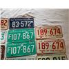 Image 4 : LOT OF 14 SASKATCHEWAN LICENSE PLATES