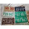 Image 5 : LOT OF 14 SASKATCHEWAN LICENSE PLATES