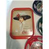 Image 2 : LOT OF 4 COCA-COLA METAL TRAYS