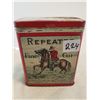 Image 2 : REPEATER TOBACCO TIN (6.5" X 4" X 2")