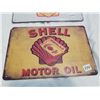 Image 2 : LOT OF 2 SHELL OIL SIGNS (12" X 8")