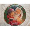 Image 3 : COCA-COLA CARDBOARD SIGN (SEASON'S GREETINGS) *23"* (TWO SIDED)