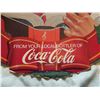 Image 4 : COCA-COLA CARDBOARD SIGN (SEASON'S GREETINGS) *23"* (TWO SIDED)
