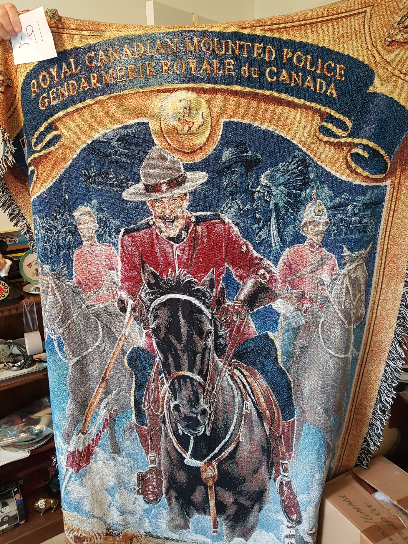 R.C.M.P WALL RUG (48