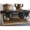 Image 3 : OIL BURNING STOVE AND BARN LAMP