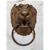 Image 2 : CAST IRON LIONS HEAD DOOR KNOCKER