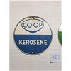 Image 2 : CO-OP PORCELAIN GAS TANK TAGS