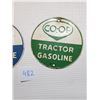 Image 3 : CO-OP PORCELAIN GAS TANK TAGS