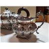 Image 2 : ROGERS TEAPOT WITH CREAM/SUGAR BOWL ( 1881)