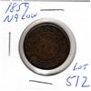 Image 1 : 1859 N9 LOW 9 LARGE CENT (CANADA)