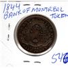 Image 2 : 1844 BANK OF MONTREAL ½ PENNY TOKEN (CANADA)