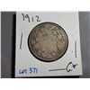 Image 1 : 1912 SILVER 50 CENT COIN