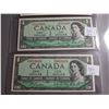 Image 3 : THREE (3) 1954 $1 BILLS, EF TO AU