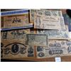 Image 1 : LOT OF 8 ANTIQUED REVOLUTIONARY CURRENCY USA