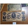 Image 3 : LOT OF 8 ANTIQUED REVOLUTIONARY CURRENCY USA