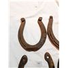 Image 2 : 5 ANTIQUE HORSESHOES, GOOD LUCK
