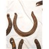 Image 3 : 5 ANTIQUE HORSESHOES, GOOD LUCK