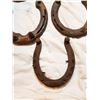 Image 5 : 5 ANTIQUE HORSESHOES, GOOD LUCK